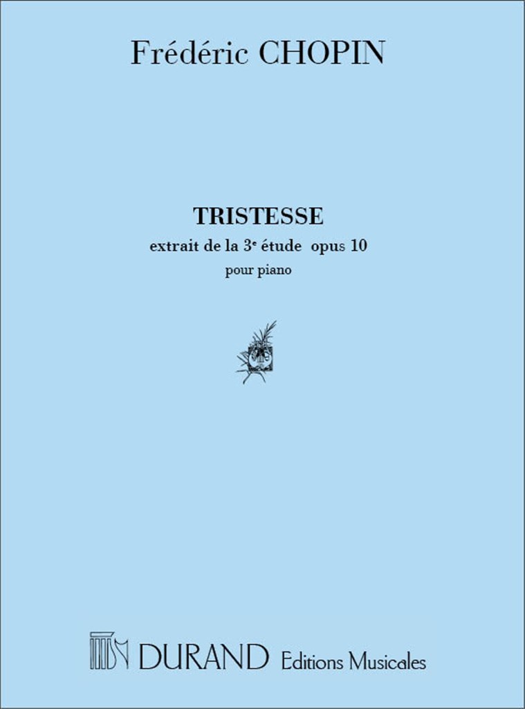 Tristesse Op3 N 10 Piano